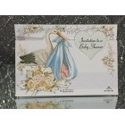 Baby Shower Baby Boy Stork Invitations with Envelopes 8 Ct